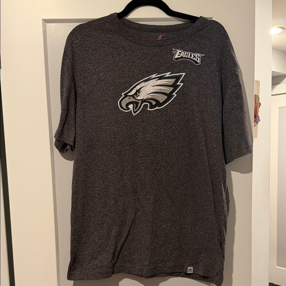 Majestic Dark Gray Philadelphia Eagles Jersey